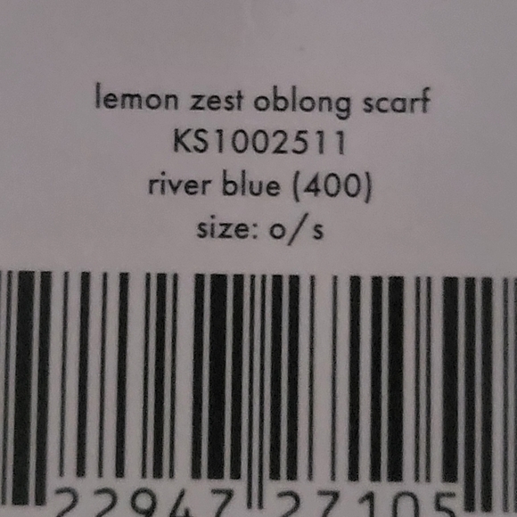 KATE SPADE NWT Lemon Zest Oblong Scarf.. - Picture 10 of 13